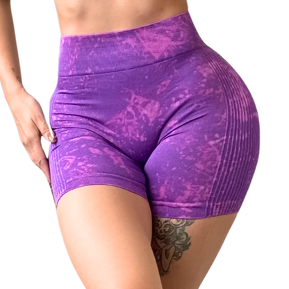 Short Deportivo para Mujer Fitness: Textil Lycra Transpirable Scrunch Up Bum | Adriana Olimpo