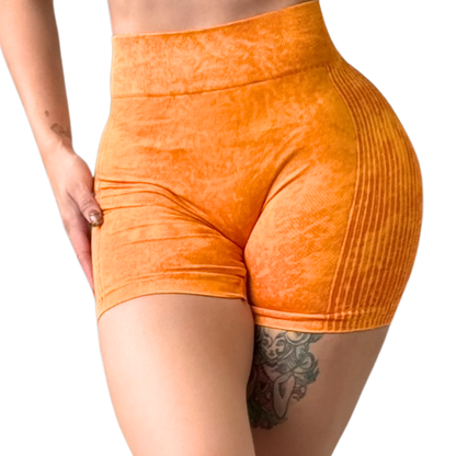 Short Deportivo para Mujer Fitness: Textil Lycra Transpirable Scrunch Up Bum | Adriana Olimpo